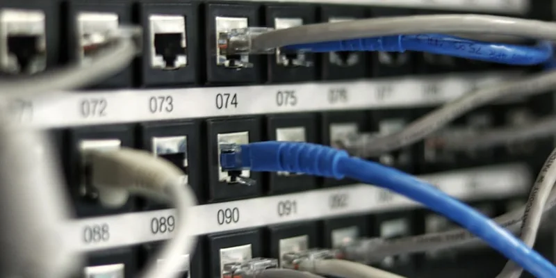 Ceiling mounted wireless access point in an open plan office