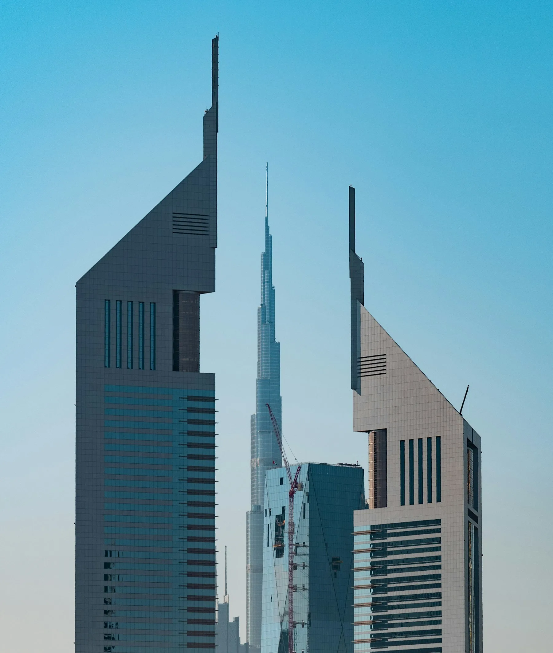 DIFC Gate Building and adjoining finance towers