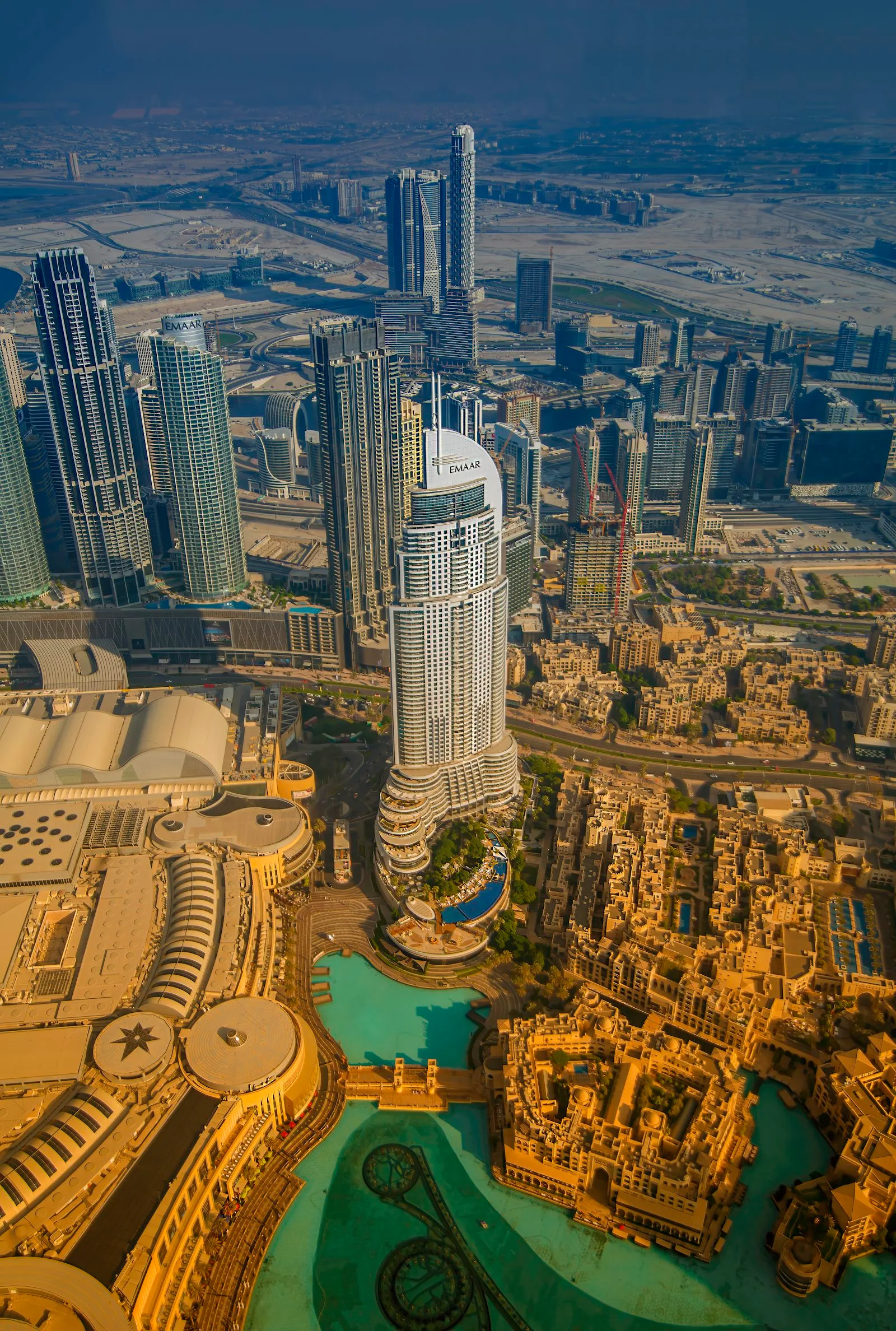 Downtown Dubai skyline with Burj Khalifa